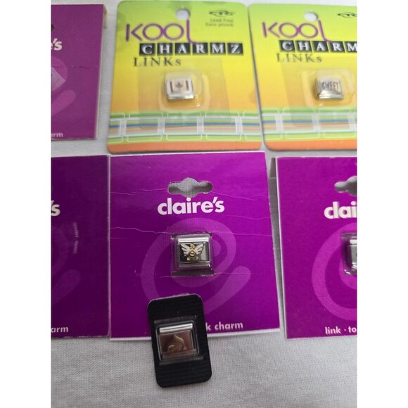 Italian Charms Lot Of 11 Charms- Claire's, Kool Charmz And More - Picture 4 of 12